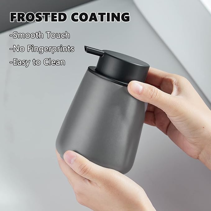 12Oz Grey Foaming Soap Dispenser - Image 2