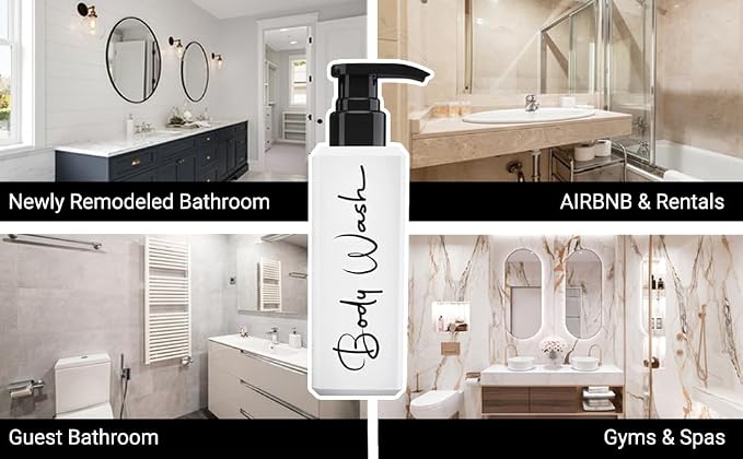 Spa-Inspired Refillable Shampoo and Conditioner Bottles - Image 7