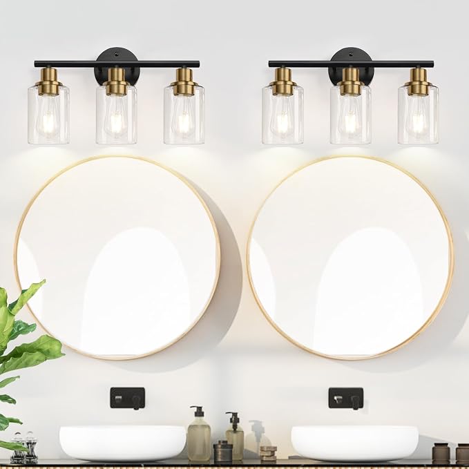 3-Light Bathroom Light Fixtures, Modern Vanity Light - Image 5