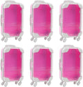 6 Pcs Mini Suitcase Party Favor Box Plastic Luggage Storage Box Empty Candy by ASUNFO