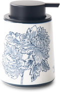 Hand Soap Dispenser for Bathroom, Ceramic Lotion Dispenser, Chinoiserie by Magclay
