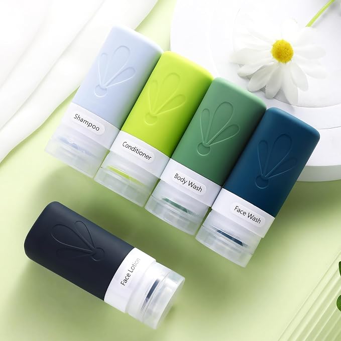 INSFIT Travel Bottles for Toiletries, TSA Approved 2oz Travel Size Toiletries - Image 5