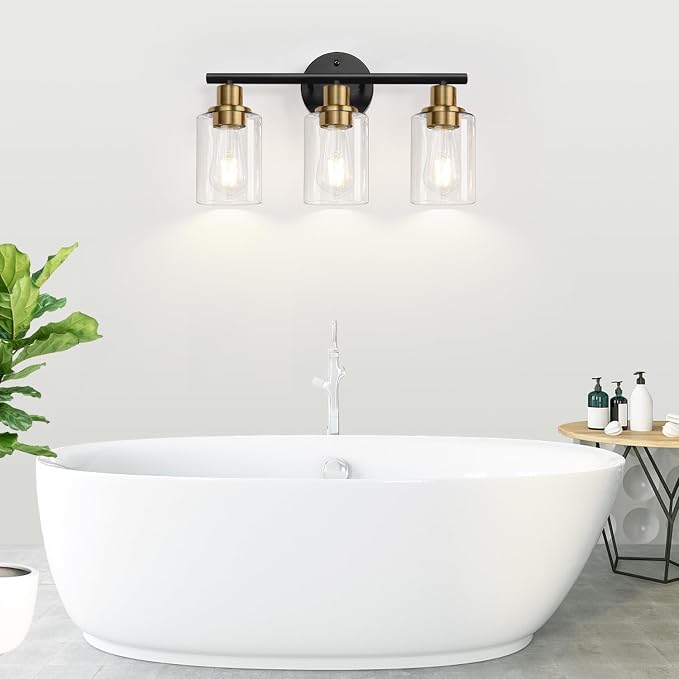 3-Light Bathroom Light Fixtures, Modern Vanity Light - Image 9