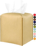 Gold Tissue Box Cover Leather – Tissue Holder by JESMINI