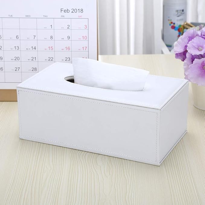 KINGFOM Rectangular PU Leather Tissue Box Cover - Image 8