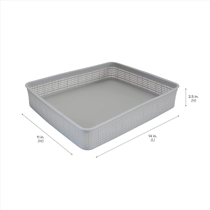 Simplify 10 Piece Organizing Set | Multiple Size Bins | Multipurpose | Office | - Image 6