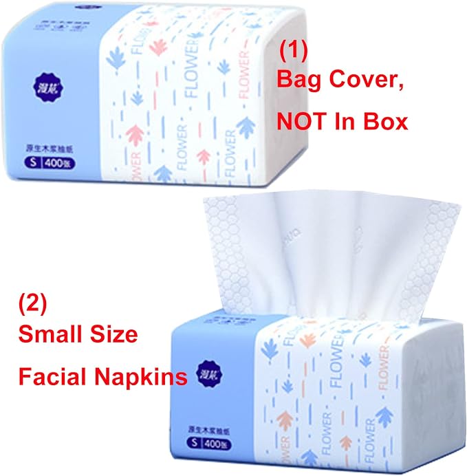 4 Packs Small Soft Facial Tissue, Toilet Paper, Disposable Napkin, Bag Cover - Image 6