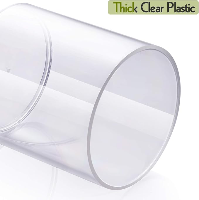 AOZITA 3 Pack Acrylic Qtip Holder Dispenser - Image 8