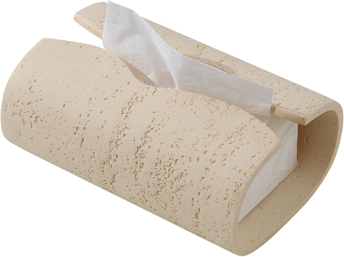 Tissue Box Cover Rectangle, Resin Facial Tissue Holder Covers Toilet Paper by Haocoott