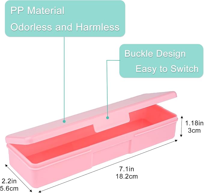 4-Piece Plastic Storage Box for Nail Tools - Image 3