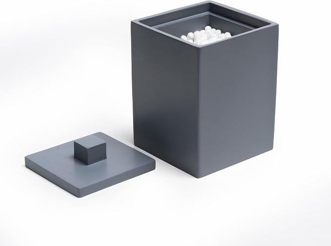 Cotton Swab Holder, Bathroom Resin Q Tips Holder - Image 6