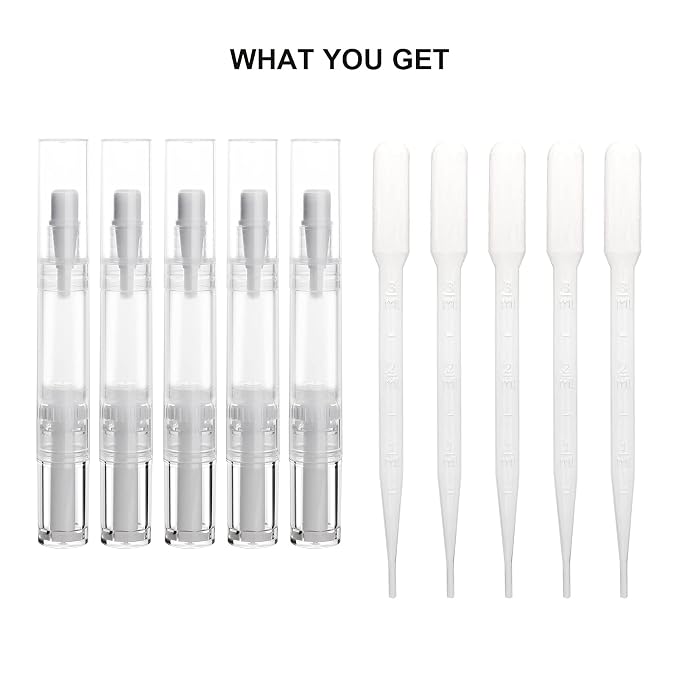 5 pack 5ml Transparent Twist Pen - Image 8
