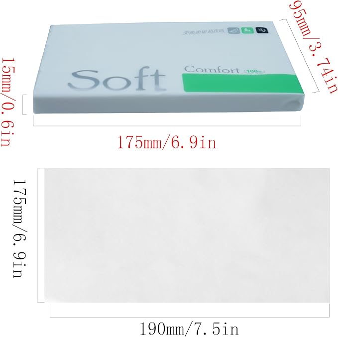 50 Sheets Car Tissue Refills, 300 Sheets Travel Size Handbag Tissues, Facial - Image 2