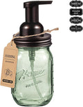 SheeChung 16 Oz Mason Jar Foaming Soap Dispenser, Stainless Steel Lid, BPA Free by SheeChung