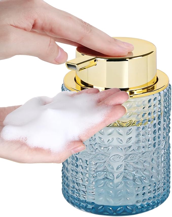 Glass Foaming Soap Dispenser, Foam Dispenser Bottle by Fvstar