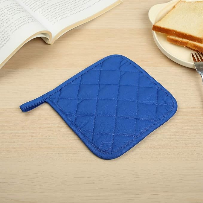 6 Pack Potholders Kitchen Pot Holders Set, Cotton Pot Holders - Image 9