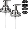 Amolliar Mason Jar Foaming Soap Dispenser Lids, Plastic Foam Pump Lids by Amolliar