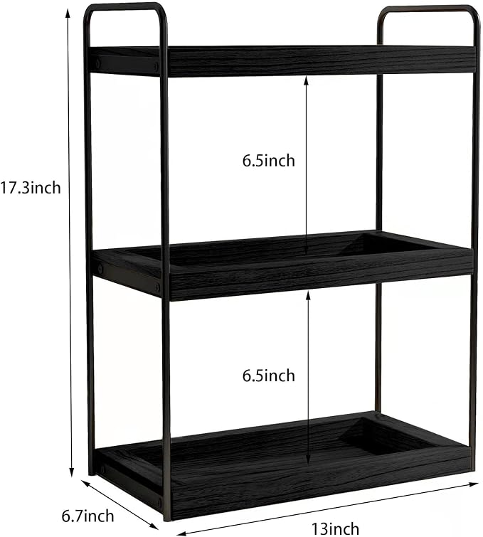 Dorhors 3 Tier Bathroom Counter Organizer, Countertop Bathroom Storage Shelf - Image 3