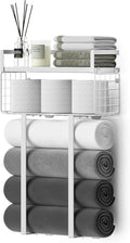 Towel Racks for Bathroom, Bathroom Shelf Over Toilet, Floating Shelves by XstydesDreamworks