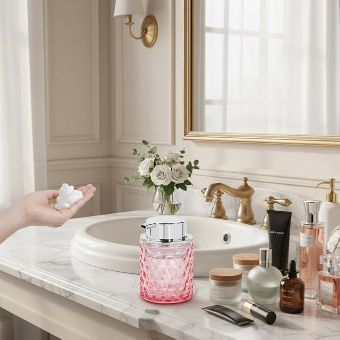 10 Oz Glass Hand Soap Dispenser - Image 3