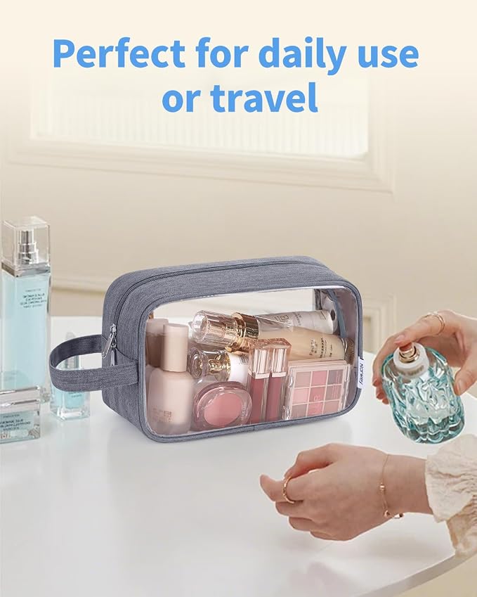 Narwey Travel Toiletry Bag for Women Traveling Dopp Kit Men Travel Bag for - Image 8