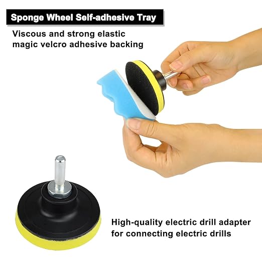 Car Foam Polishing Buffing Kit, Polishing Buffing Pads, Wool Pads, Polishing & - Image 4