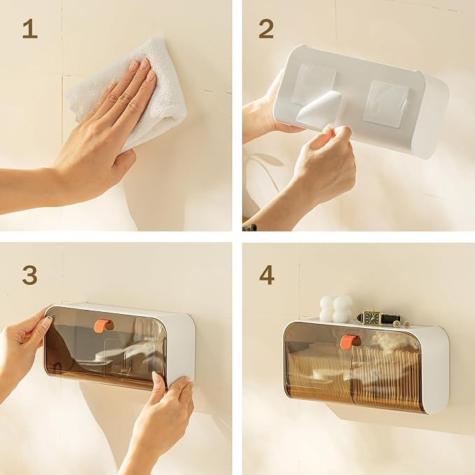 MORNITE Pad Holder for Bathroom, Sanitary Napkins Organizer, Feminine Tampons - Image 5