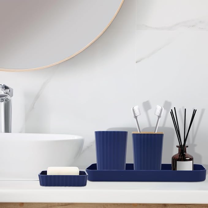 Blue Bathroom Set - Image 8