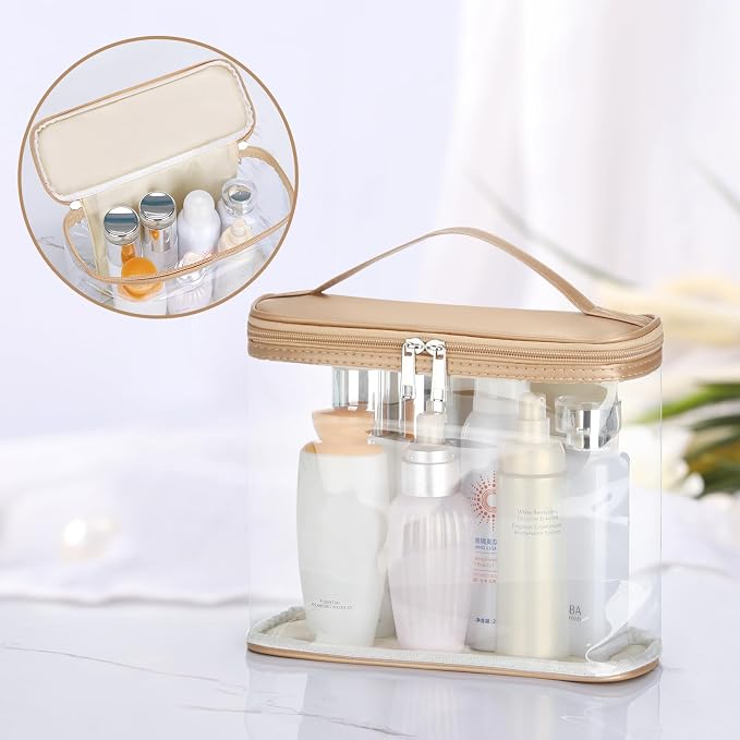 HAOGUAGUA Heavy Duty Leak Proof Clear Travel Bags - Image 3