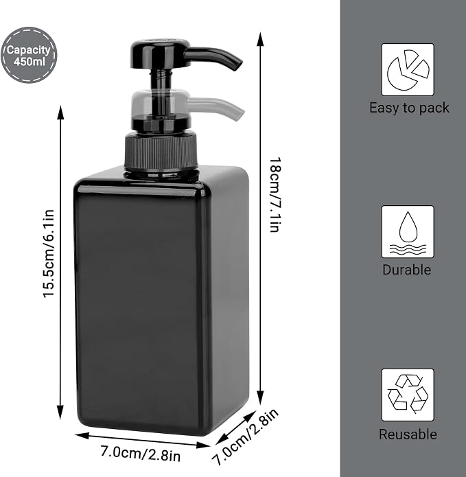 Suream Plastic Shampoo Bottles - Image 3