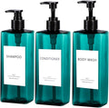 Shampoo and Conditioner Dispenser Set, 500ml Soap Dispenser 16.9oz Shower by Unknown