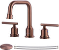 WOWOW Widespread Bathroom Faucet 3 Holes Bathroom Sink Faucet 2 Handle Vanity by WOWOW