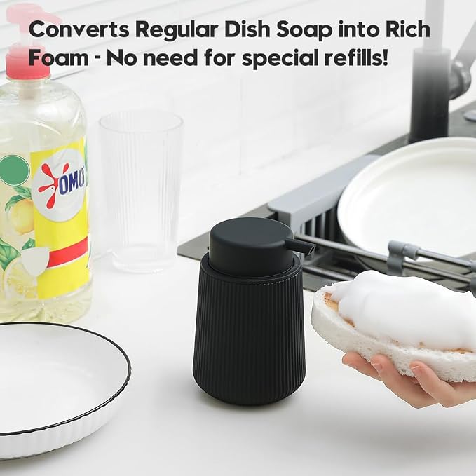 Striped Foaming Hand Soap Dispenser - Image 5