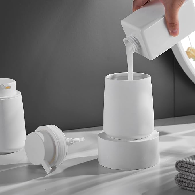 12Oz White Soap Dispenser - Image 3