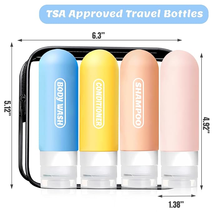 Silicone Travel Bottles for Toiletries - Image 7