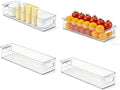 vacane Clear Refrigerator Organizer Bins Plastic Food Storage Fridge Organizer by vacane