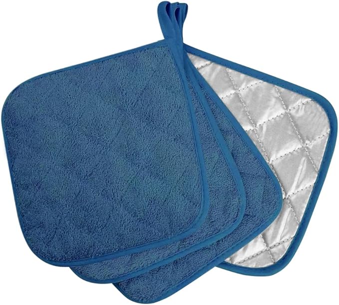 meioro 4-Pack Pot Holders for Kitchen High Heat Resistant Potholder, 100% by meioro