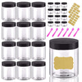 8oz Plastic Jars with Lids 8 oz Plastic Containers with Lids + 20g Sample by AMORIX