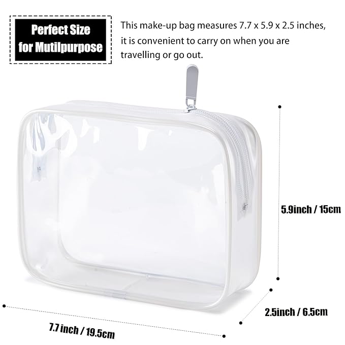 MODENGKONGJIAN TSA Approved Toiletry Bag, Carry on Airport Airline Compliant Bag - Image 3