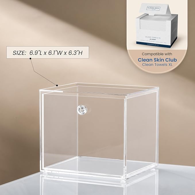 Disposable Face Towel Container Box Compatible - Image 3