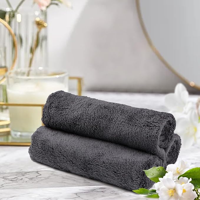 Orighty Ultra Soft Washcloths 12 Pack, Premium Microfiber Towel Sets 12x12 - Image 4