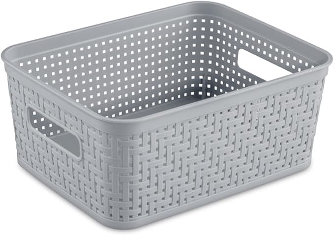 Sterilite 32 Pack Plastic Storage Bin Organization Containers, Small Baskets by Sterilite