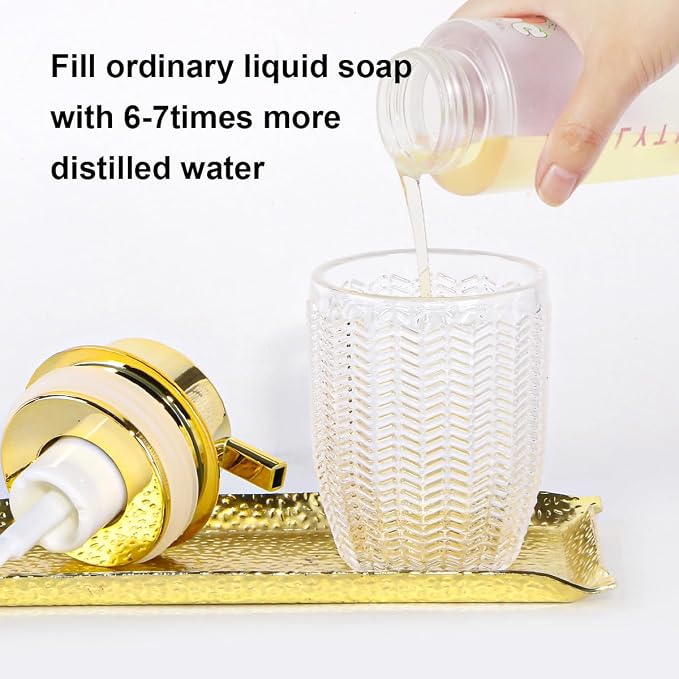 Foaming Soap Dispenser, Glass Foam Hand Soap Dispenser - Image 4