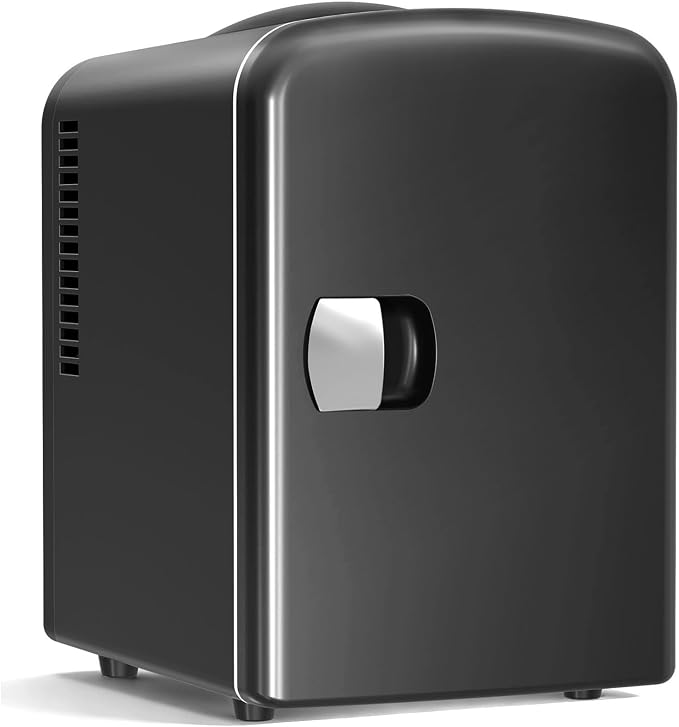 Antarctic Star 4L/6 Can Portable Mini Fridge, Personal Compact Refrigerator by AntarcticStar