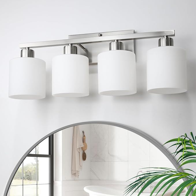 CANMEIJIA 4-Light Bathroom Vanity Light Fixtures by CANMEIJIALighting