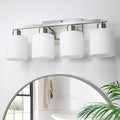 CANMEIJIA 4-Light Bathroom Vanity Light Fixtures by CANMEIJIALighting