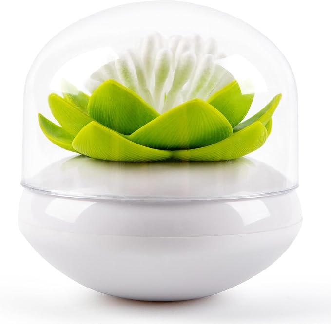 Bloss Mothers Day Gifts Cotton Swab Holder Q-Tips Holder Lotus Toothpick Holder by Bloss