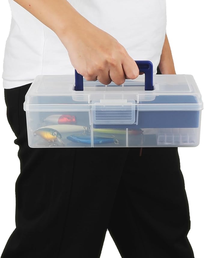 JUXYES Plastic Carry Storage Box - Image 6