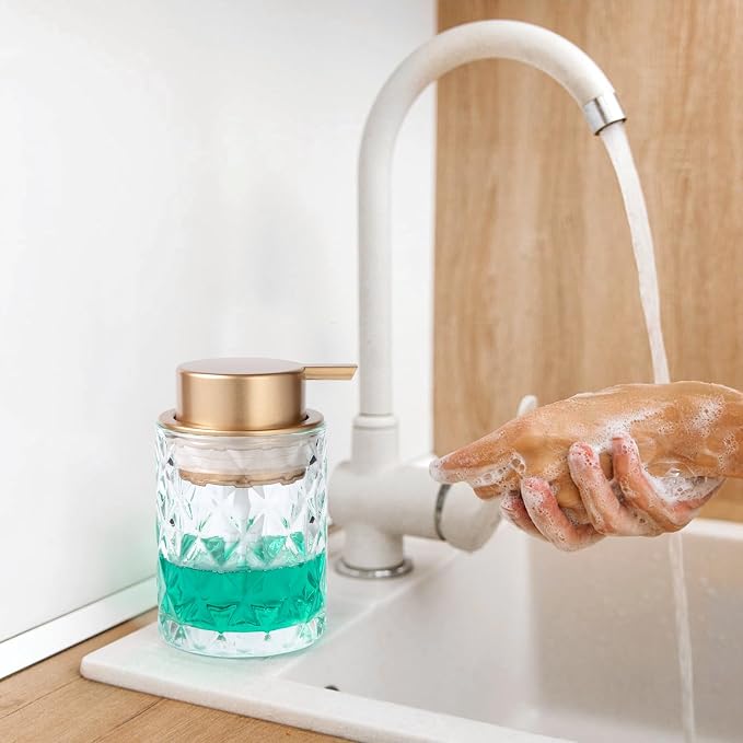 Bathroom Glass Soap Dispenser - Image 3