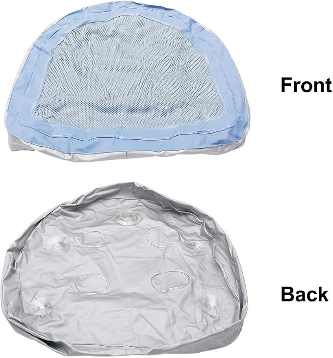 Hot Tub Booster Cushion w/Suction Cups, Inflatable Spa Cushion PVC Bathtub - Image 5
